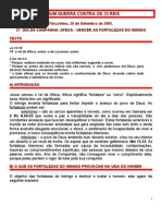 21dias quebrando as fortalezas de Satánas