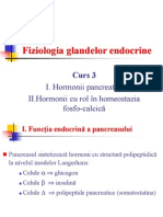 Hormonii Pancreatici. Hormonii Cu Rol in Homeostazia Fosfo-Calcică