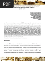 História e Memória da Educação na Cidade de Manaus