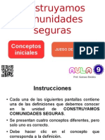 Seguridad Ciudadama Juego Conceptos.