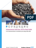 Representaciones Endress Hauser Processautomation Level Measurement for Bulk Solids