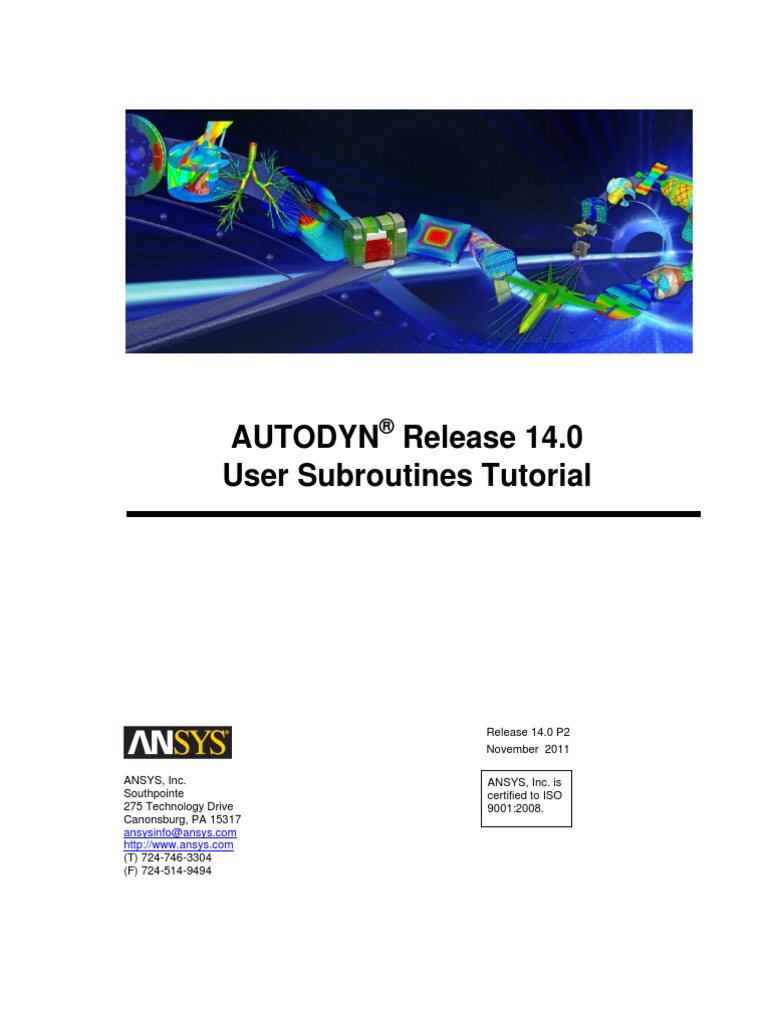 Ansys | PDF | Parameter (Computer Programming) | Subroutine
