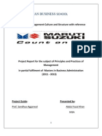 102166574 Project Report on Maruti Suzuki