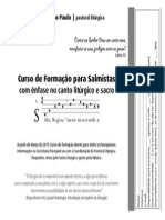 Anuncio Curso de Salmistas