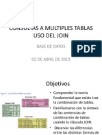 Consultas A Multiples Tablas