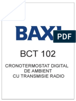 Cronotermostat BCT 102 Instructiuni de Utilizare