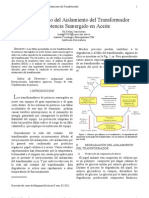 Envejecimiento Del Aislamiento Del Transformador de Potencia Sumergido en Aceite