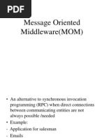 Message Oriented Middleware (MOM)