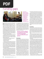 How I extend the reach (2) Funding gaps