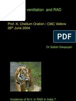 Mechanical Ventilation and RAD - Prof. K. Chellum Oration / CMC Vellore 26th June 2004