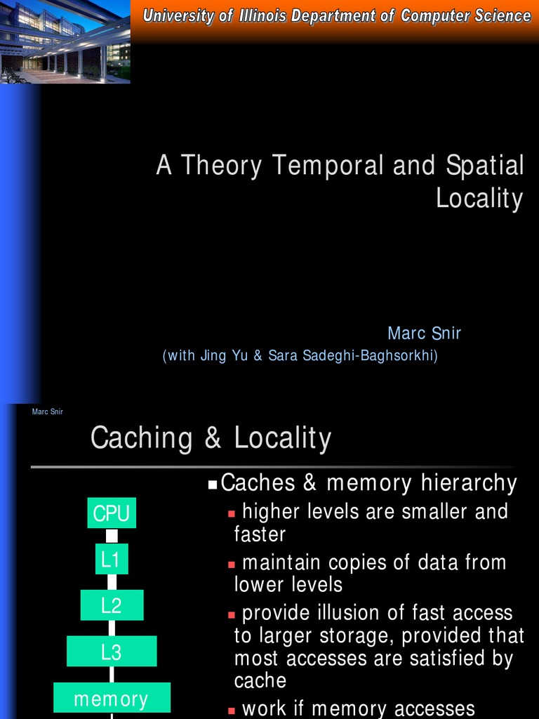 Cache Locality Insights for Experts | PDF | Cpu Cache | Data