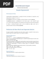 4) FUNÇÃO EXPONENCIAL