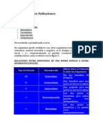 Relaciones Entre Poblaciones