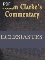 Adam Clarke - Eclesiastes