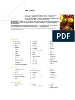 Clasificacion de Las Frutas