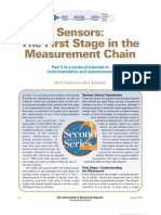 Sensores - La Primera Etapa en La Cadena de Medicion