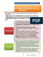 La Competencia Matematica y Su Relacion Con El Curriculo