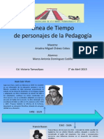 Línea de Tiempo Pedagogía