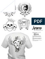 Vector T Shirt Layouts by Artamp