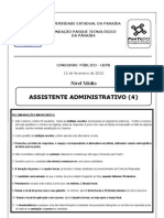 Assistente Administrativo - Tipo 4