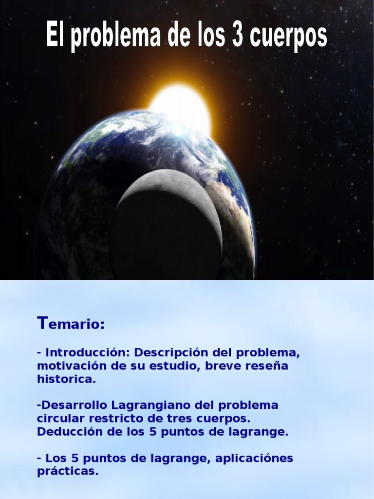 El Problema de Los 3 Cuerpos | PDF | Ciencia planetaria | Sistema solar