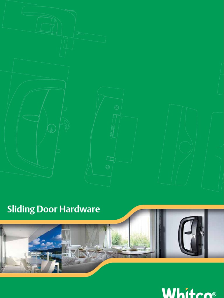 Whitco Sliding Door Hardware Catalogue PDF Door Lock (Security