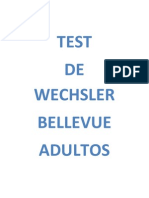 Test Wechsler Libro