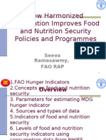 How Harmonized Information Improves Food and Nutrition Security Policies and Programmes
