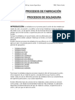 Procesos de soldadura