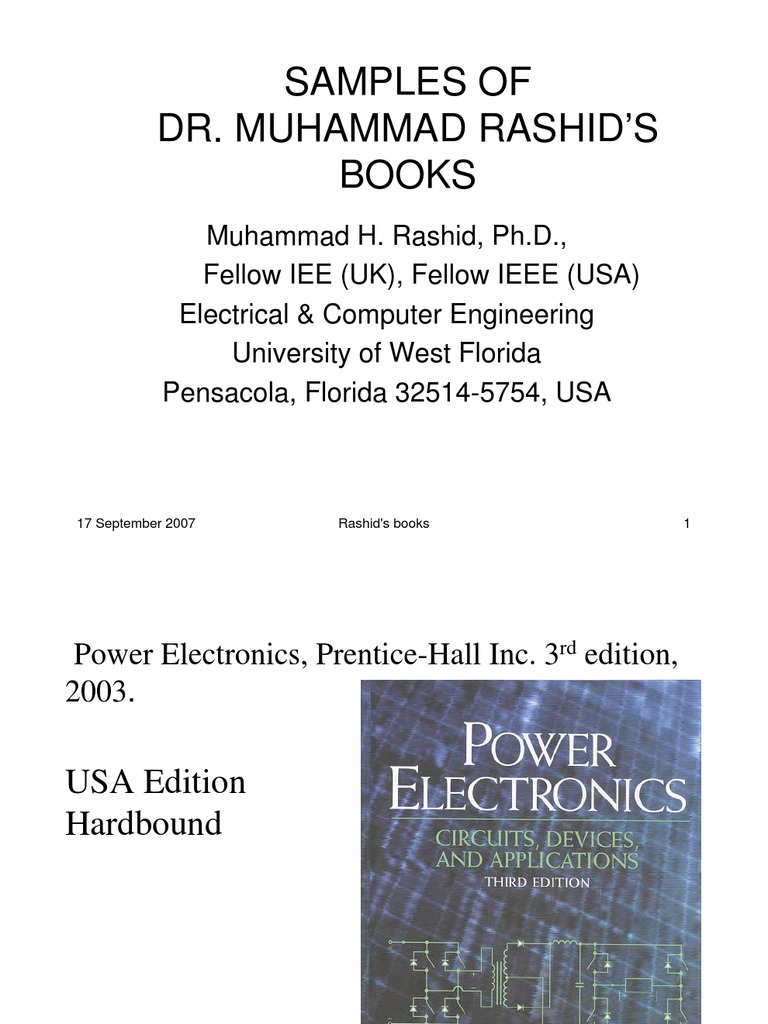 Power Electronics Mohan 3rd Edition