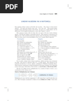 Linear Algebra Nut Shell