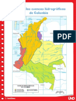 Mapa de Las Cuencas Hidrográficas de Colombia