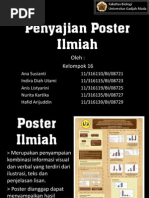 Mata Kuliah Penulisan Karya Ilmiah 2013: Penyajian Poster Ilmiah