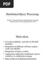 Distributed Query Processing