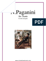 Nicolo Paganini - 6 Duets For Violin & Guitar