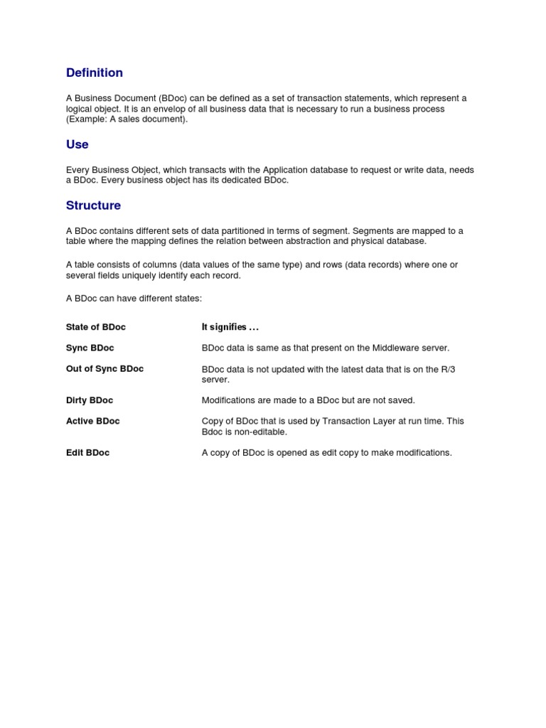 Understanding Business Documents (BDoc) | PDF | Finance & Money ...