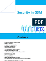 Security in GSM