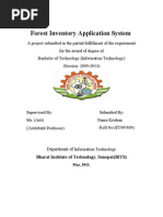 Forest Inventory Application System: (Assistant