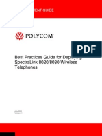 Best Practices Guide To Deploying Spectralink 8020 8030 Wireless Telephones 0