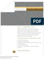 Powder Metallurgy Process Overview