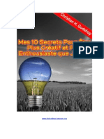 10 Secret Pour Être Créatif PDF