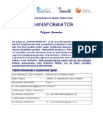 Prijavni Formular Transformator