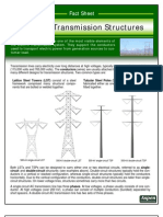 Types of Transmission Structures: Fact Sheet Fact Sheet