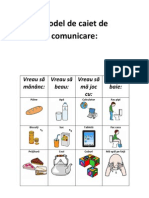 Model de Caiet de Comunicare