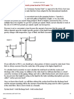 Calculating total system head in USCS units