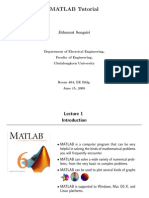 Matlab Tutorial June15 2005