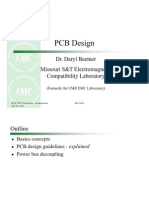PCB Design: Dr. Daryl Beetner Missouri S&T Electromagnetic Compatibility Laboratory P y y
