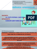 Proceso Enseñanza - Aprendizaje