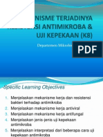 Bbs2 Mb-k8-Mekanisme Terjadinya Resistensi Antimikroba & Uji Kepekaan