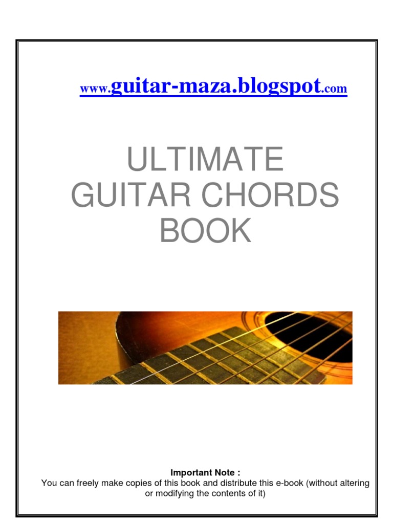 Ultimate Guitar Chords Book | PDF